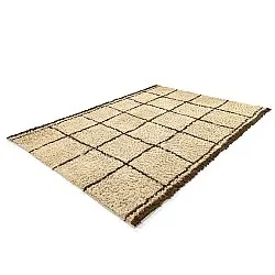 Tappeto A Pelo Lungo - Lana Natural Cotton Shaggy (beige/marrone)