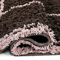 Tappeto A Pelo Lungo - Lana Natural Cotton Shaggy (marrone)