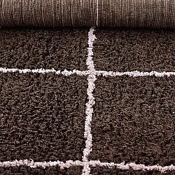 Tappeto A Pelo Lungo - Lana Natural Cotton Shaggy (marrone)