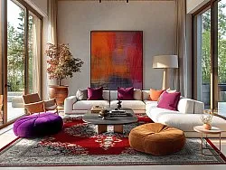Tappeto Wilton - Lice (rosso/multi)