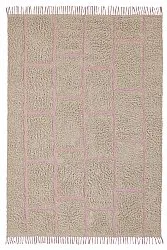 Tappeto A Pelo Lungo - Lindley Natural Cotton Shaggy (beige/rosa)