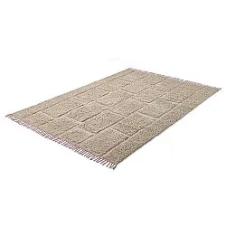 Tappeto A Pelo Lungo - Lindley Natural Cotton Shaggy (beige/rosa)