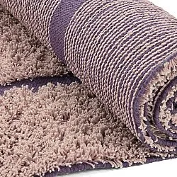 Tappeto A Pelo Lungo - Lindley Natural Cotton Shaggy (rosa/viola)