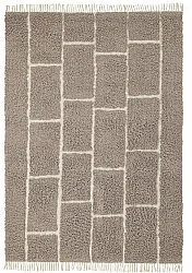 Tappeto A Pelo Lungo - Lindley Natural Cotton Shaggy (tortora/grigio)
