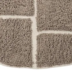 Tappeti rotondi - Lindley Natural Cotton Shaggy (tortora/grigio)