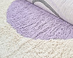 Tappeti rotondi - Londa Natural Cotton Shaggy (multi)