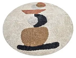 Tappeti rotondi - Mantona Natural Cotton Shaggy (multi)