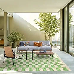 Tappeto A Pelo Lungo - Maranello Natural Cotton Shaggy (verde)