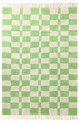 Tappeto A Pelo Lungo - Maranello Natural Cotton Shaggy (verde)