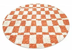 Tappeti rotondi - Maranello Natural Cotton Shaggy (arancia)