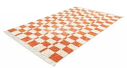 Tappeto A Pelo Lungo - Maranello Natural Cotton Shaggy (arancia)