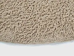 Tappeti rotondi - Mareto Natural Cotton Shaggy (marrone)
