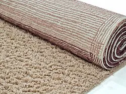 Tappeto A Pelo Lungo - Mareto Natural Cotton Shaggy (marrone)