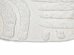 Tappeti rotondi - Margo Natural Cotton Shaggy (offwhite)