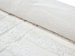 Tappeti rotondi - Margo Natural Cotton Shaggy (offwhite)