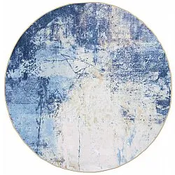 Tappeto rotondo - Melazzo (blu)