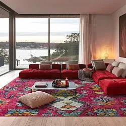 Tappeto Wilton - Misare (rosa/multi)