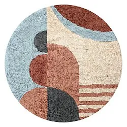 Tappeti rotondi - Osmery Natural Cotton Shaggy (multi)