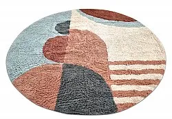 Tappeti rotondi - Osmery Natural Cotton Shaggy (multi)