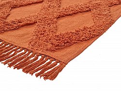 Tappeto A Pelo Lungo - Pamplona Natural Cotton Shaggy (terracotta)