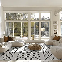 Tappeto Wilton - Safi (nero/bianco)
