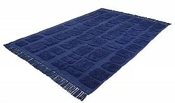 Tappeto A Pelo Lungo - Salem Natural Cotton Shaggy (blu scuro)
