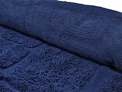 Tappeto A Pelo Lungo - Salem Natural Cotton Shaggy (blu scuro)