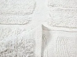 Tappeti rotondi - Salem Natural Cotton Shaggy (offwhite)