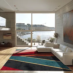 Tappeto Wilton - Sanya (rosso/multi)