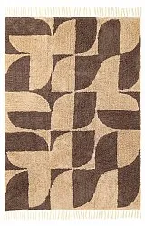 Tappeto A Pelo Lungo - Siberia Natural Cotton Shaggy (beige/marrone)