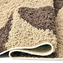 Tappeto A Pelo Lungo - Siberia Natural Cotton Shaggy (beige/marrone)