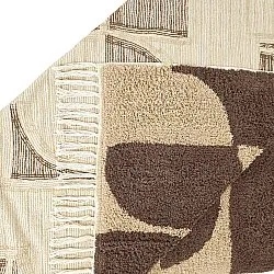 Tappeto A Pelo Lungo - Siberia Natural Cotton Shaggy (beige/marrone)