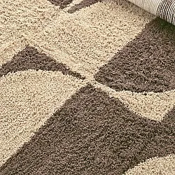 Tappeto A Pelo Lungo - Siberia Natural Cotton Shaggy (beige/marrone)