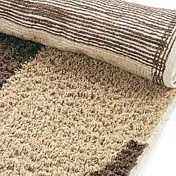 Tappeto A Pelo Lungo - Siberia Natural Cotton Shaggy (beige/marrone)