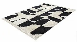 Tappeto A Pelo Lungo - Siberia Natural Cotton Shaggy (offwhite/nero)