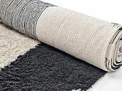 Tappeto A Pelo Lungo - Siberia Natural Cotton Shaggy (offwhite/nero)