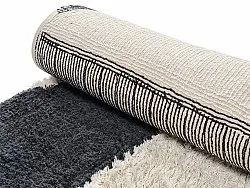 Tappeto A Pelo Lungo - Siberia Natural Cotton Shaggy (offwhite/nero)