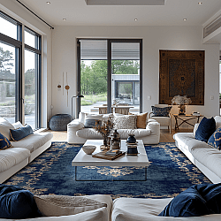 Tappeto Wilton - Taknis (blu)