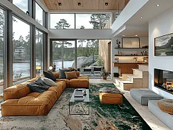 Tappeto Wilton - Tamalous (beige/verde)