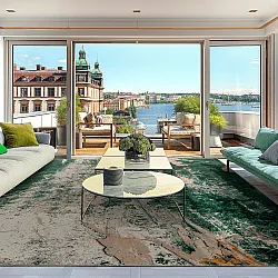 Tappeto Wilton - Tamalous (beige/verde)
