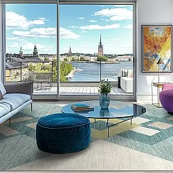 Tappeto Wilton - Temara (blu/multi)
