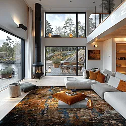 Tappeto Wilton - Trepito (marrone/blu/multi)