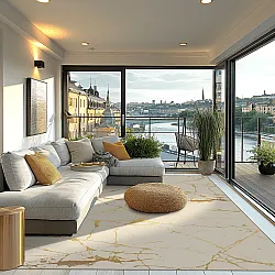Tappeto Wilton - Vieste (beige/oro)
