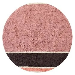 Tappeti rotondi - Vinci Natural Cotton Shaggy (rosa)