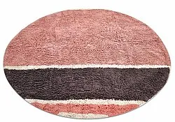 Tappeti rotondi - Vinci Natural Cotton Shaggy (rosa)