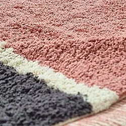 Tappeto A Pelo Lungo - Vinci Natural Cotton Shaggy (rosa)