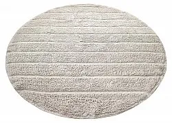 Tappeti rotondi - Willow Natural Cotton Shaggy (greige)