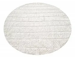 Tappeti rotondi - Willow Natural Cotton Shaggy (offwhite)