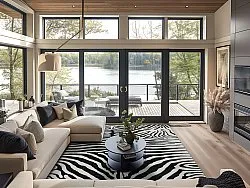 Tappeto Wilton - Zebra (nero/bianco)