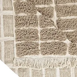 Tappeto A Pelo Lungo - Zola Natural Cotton Shaggy (beige)